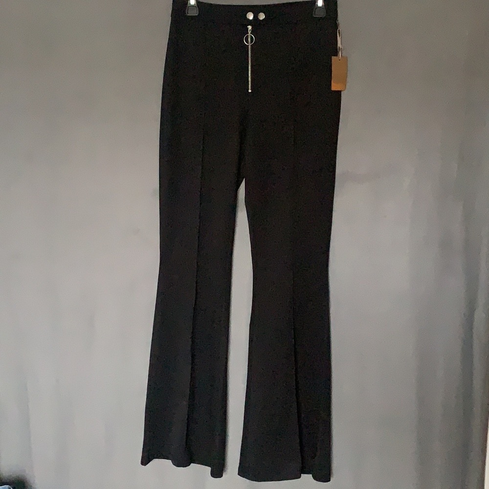 Long knit business casual pants